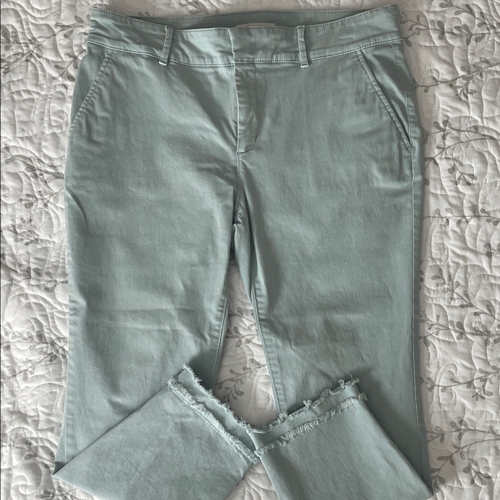 LOFT Light Green Denim Pants